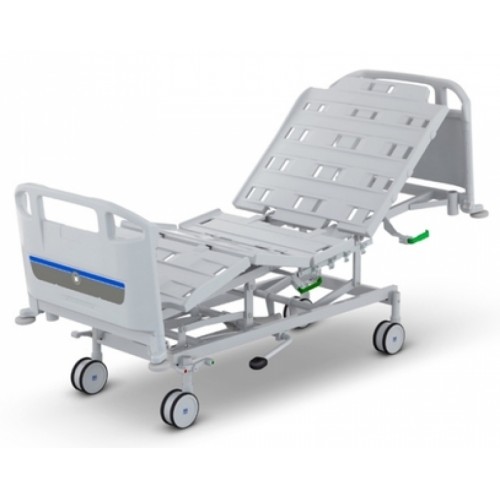 Letto altezza fissa, 4 sezioni, piano in ABS con movimentazione a gas Letto altezza fissa, 4 sezioni, piano in ABS con movimentazione a gas